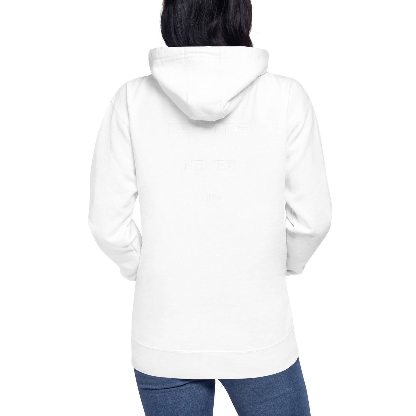 White Logo Hoodie